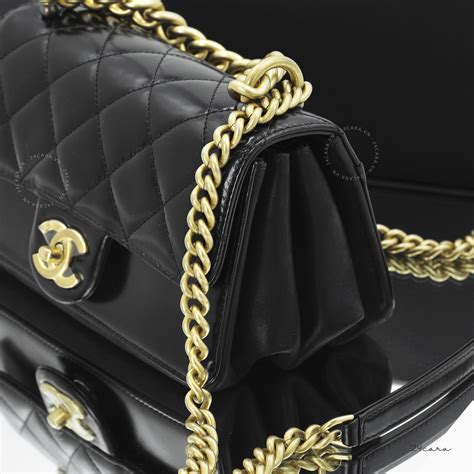 chanel tote with logo flap|Chanel flap bag price.